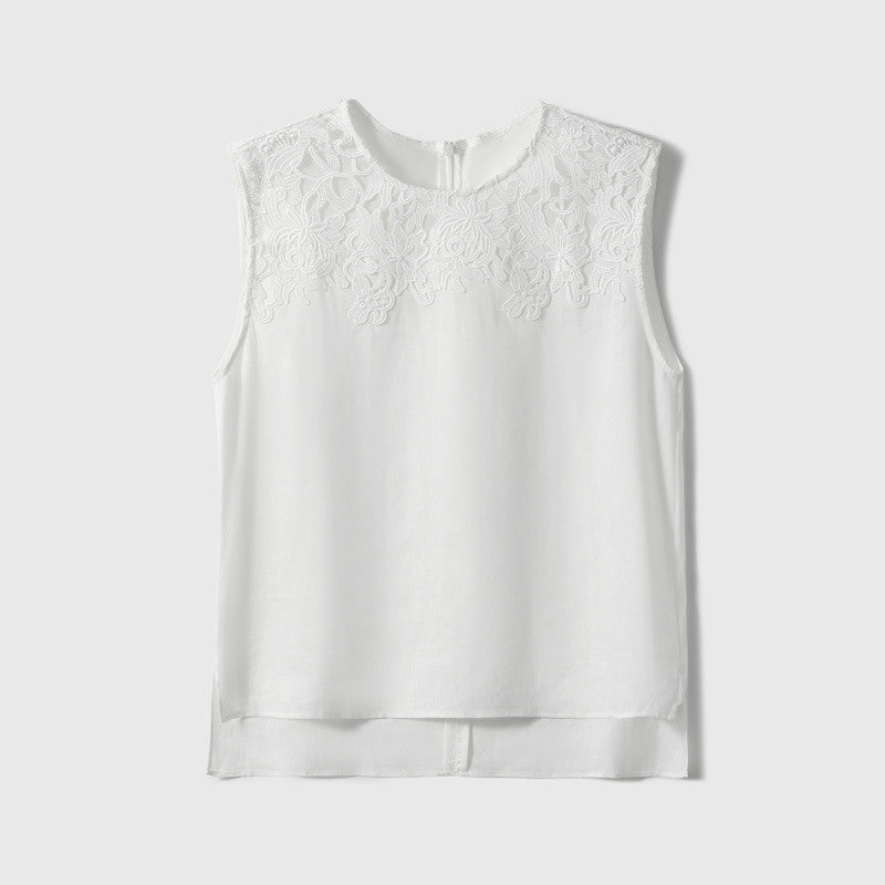 Cross-border 2025 Summer New Breathable Loose White suit Simple Breathable Top Shorts Two-piece Set