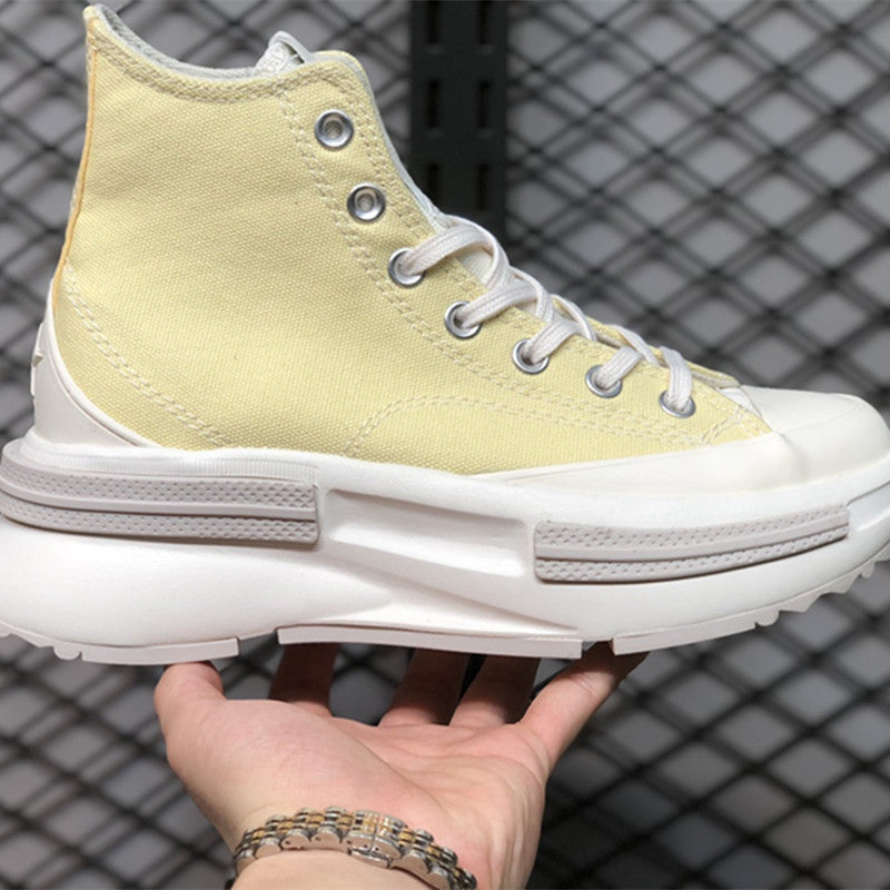 New Run Star Legacy Thick-Soled White Shoes for Men and Women, Height-Increasing Canvas Shoes, Fashionable Women's Shoes, Dropshipping