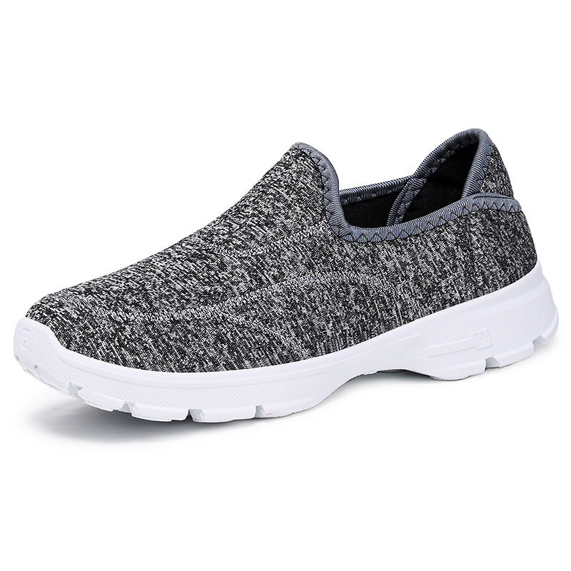 Women's Summer New Shoes for Delivery: Old Beijing Cloth Shoes with Soft Soles for Walking, Unisex Slip-On Casual Shoes for Elderly