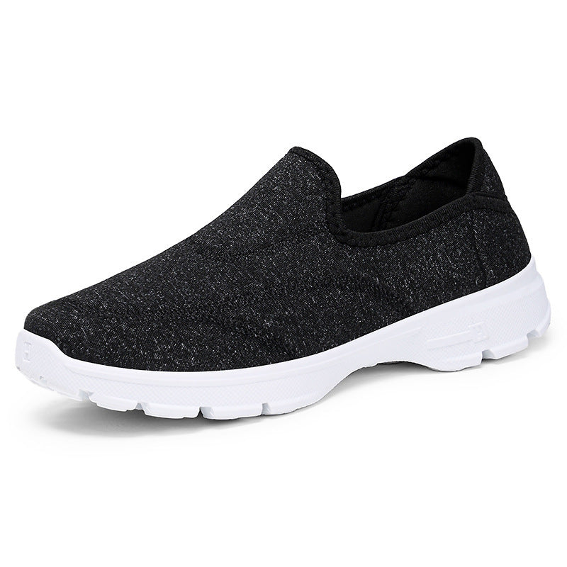 Women's Summer New Shoes for Delivery: Old Beijing Cloth Shoes with Soft Soles for Walking, Unisex Slip-On Casual Shoes for Elderly