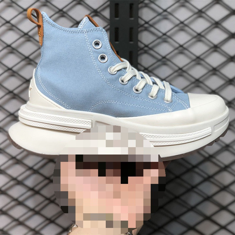 New Run Star Legacy Thick-Soled White Shoes for Men and Women, Height-Increasing Canvas Shoes, Fashionable Women's Shoes, Dropshipping