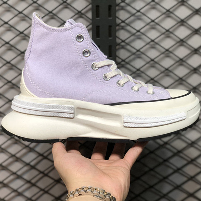 New Run Star Legacy Thick-Soled White Shoes for Men and Women, Height-Increasing Canvas Shoes, Fashionable Women's Shoes, Dropshipping