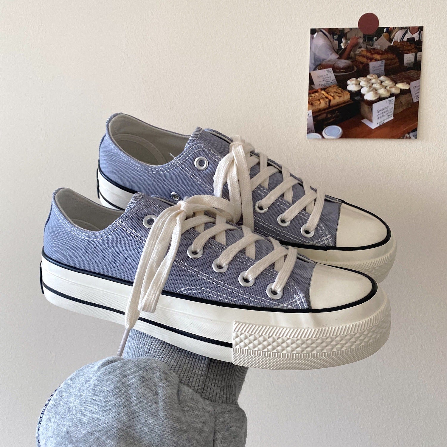 2025 Spring and Summer New Style Burgundy Versatile High-Top Canvas Shoes for Women Hong Kong Style Street Shoes for Women Ins
