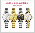 OLEVS 2910 Gold Luxury Brand Women's Watches Waterproof Luminous Wristwatch Date Original Certified Brand Quartz Watch for Lady