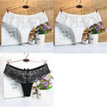 3Pcs/set Mesh Lace Transparent Thongs Women Panties Underwear Women Seamless G-String Female Underpants Intimates Lingerie