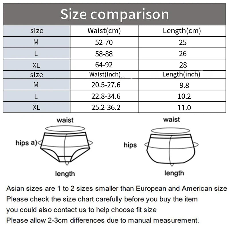 Women's Simple Satin Ice Silk Seamless Underwear Female Breathable Mid-waist High Quality Panties Butt Lift Briefs M-XL