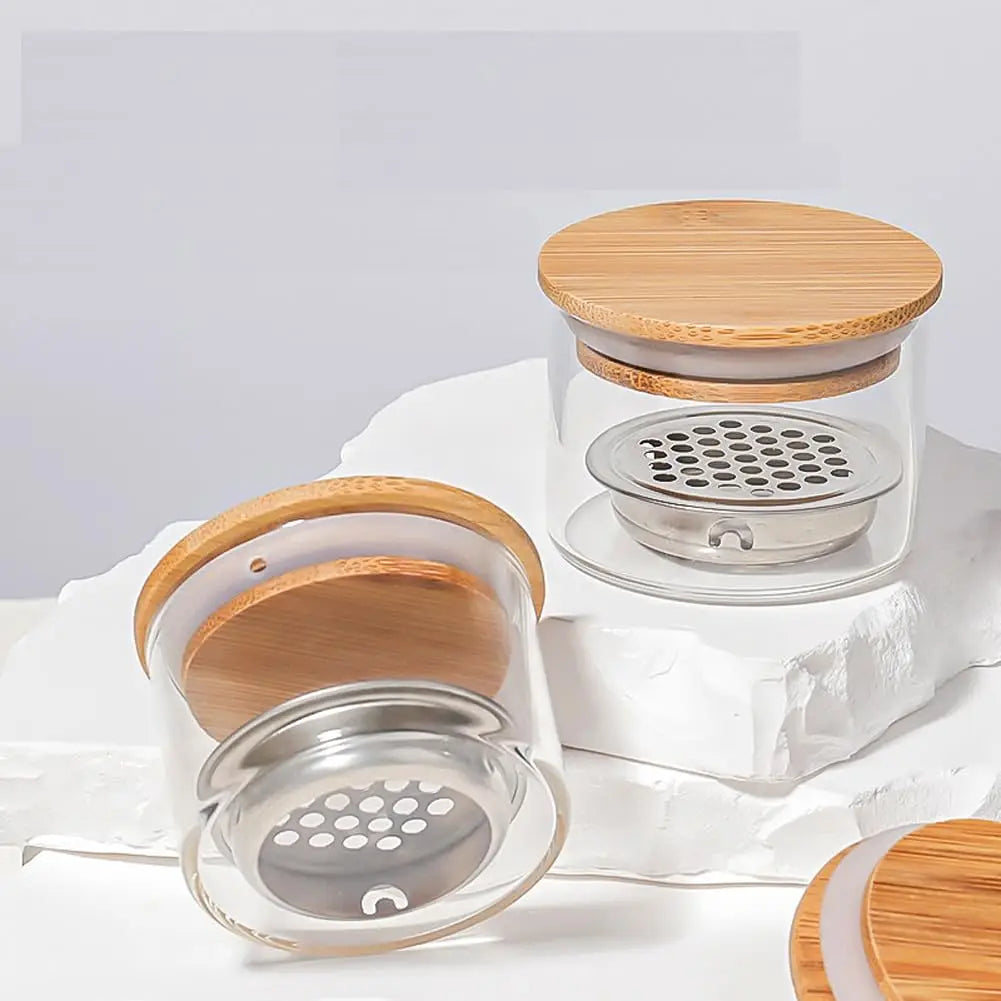 Nail Art Brushes Washing Cup Nail Brush Cleaner Dappen Dish with Lid 3.8*5cm Nail Glitter Acrylic Liquid Powder Removal Cup