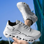 Men's Running Shoes Jogging Breathable Mesh Cushioning Non-Slip Outdoor Luxury Shoes Couple Trainer Race Sneakers Off-road Shoes