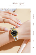 OLEVS 5526 Women Watch Diamond Scale Quartz Fashion Ladies Wrist Watches Date Waterproof Luminous Luxury Dress Watch For Women