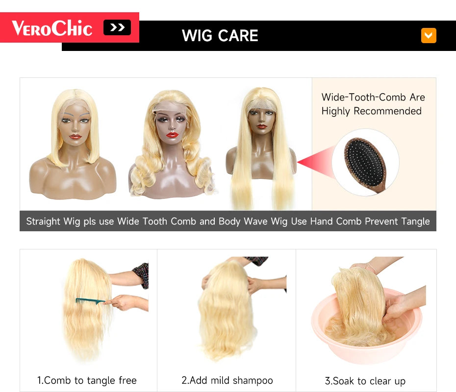 Body Wave 13x6 Honey Blonde Lace Frontal Wig Brazilian #27 Blonde Colored Human Hair Wigs For Women Pre Plucked 13X6 HD Lace Wig