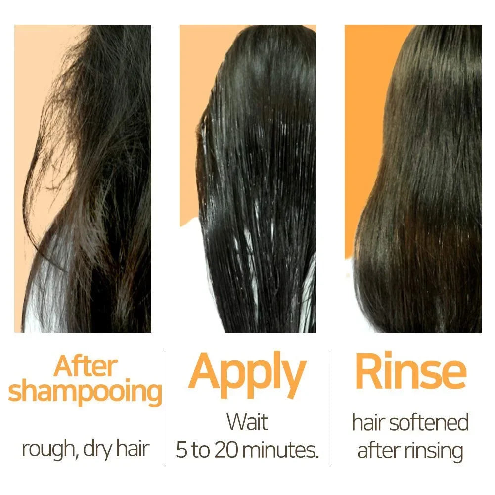 Collagen Hair Treatment Deep Repair Conditioning Argan Oil Hair Mask Essence for Dry Damaged Hair 200ml/500ml