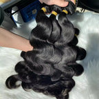 Body Wave Bundles Human Hair Brazilian Hair Weave Bundles Natural Black Human Hair Extensions 3 PCS Bundles