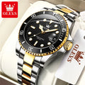 OLEVS Top Original Quartz Watch for Men Diving Series Stainles Steel Waterproof Man Watch Fashion Luxury Brand Men's Wristwatch