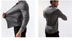 New Design Men's Solid Shirt Long Sleeve Autumn High Elasticity Casual Wrinkle Free No ironing Business Formal White Blue Social