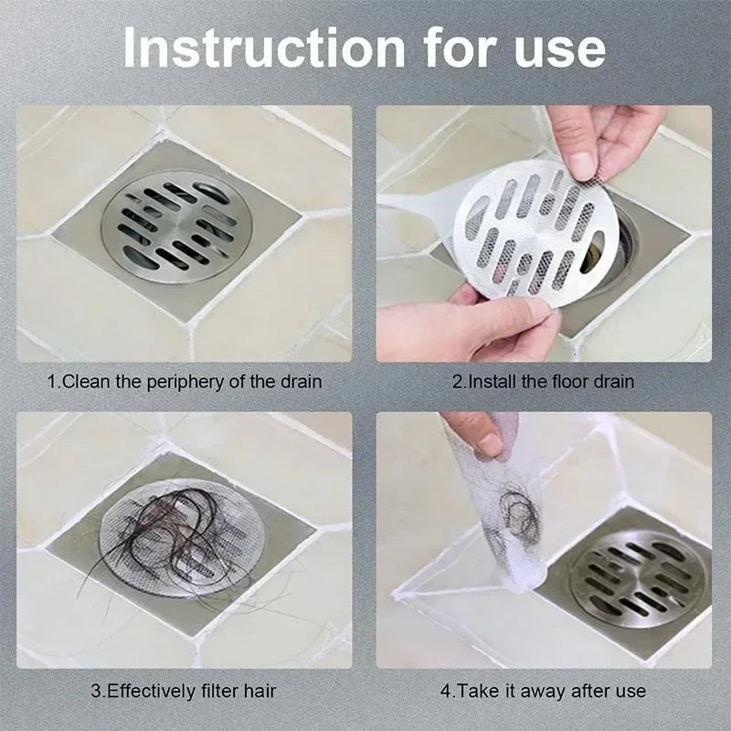 500/30pcs Disposable Kitchen Sink Filter Kitchen Sink Strainer Drain Hole Mesh Bags Anti-blocking Garbage Bag Filters Strainers