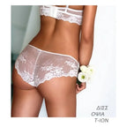 Low Waist Floral Embroidered Lace Women Underwear Sexy Transparent Panties Sex String Hollow Out Seamless Briefs Tanga Lingerie