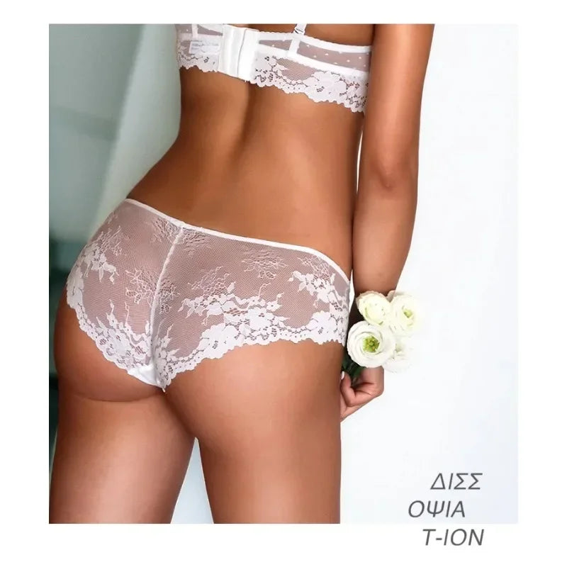 Low Waist Floral Embroidered Lace Women Underwear Sexy Transparent Panties Sex String Hollow Out Seamless Briefs Tanga Lingerie