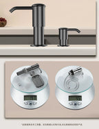 Kitchen Counrtertop Dishes Dispenser with Extention Tube Hand Press Soap Liquid Pump Plastic Soap Dispenser for Sink Accessories