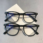 1/2Pcs Computer Glasses Frame Women Men Anti Blue Light Square Rectangle Eyewear Blocking Glasses Optical Spectacle Eyeglass