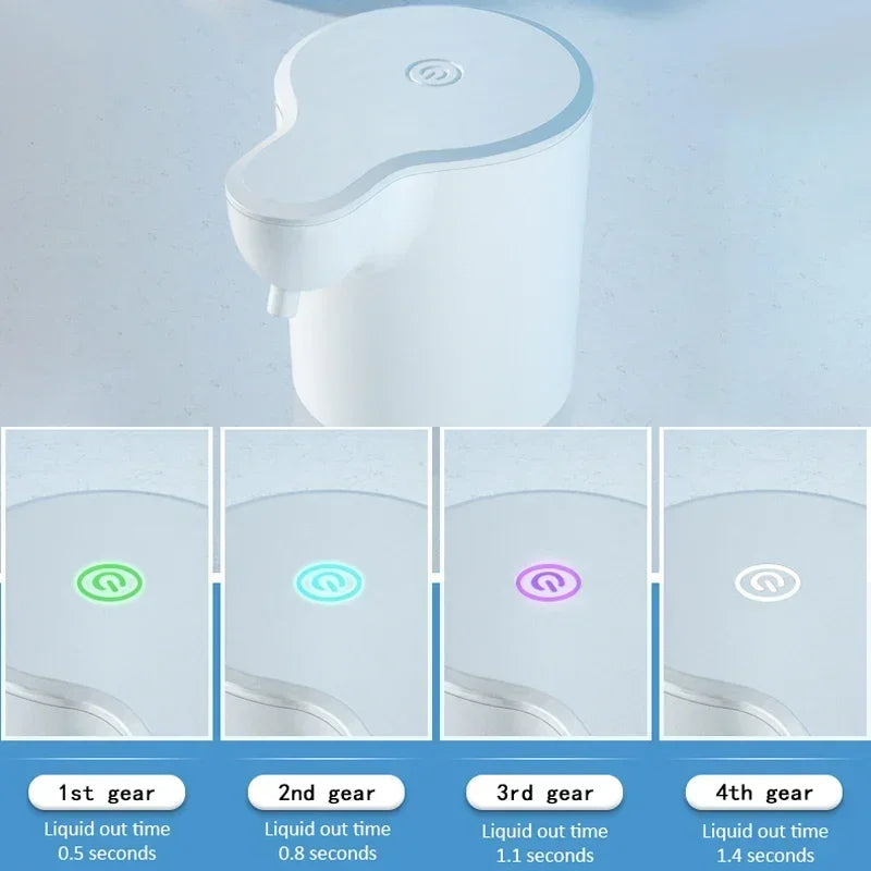Automatic Touchless Soap Dispenser Foam Liquid Infrared Sensor Type-C Rechargeable Smart for Home Kitchen Bathroom Commercial