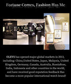 OLEVS Brand Watch Steel Band Stereo Dial Double Calendar Quartz Watch Waterproof Men's Watch 3620