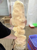30 40 Inch 613 Human Hair Wig 13x6 Hd Lace Frontal Wigs For Women Body Wave 360 Wigs Human Hair Honey Blonde 13x4 Lace Front Wig