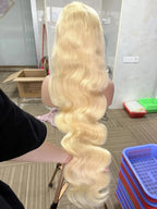 30 40 Inch 613 Human Hair Wig 13x6 Hd Lace Frontal Wigs For Women Body Wave 360 Wigs Human Hair Honey Blonde 13x4 Lace Front Wig