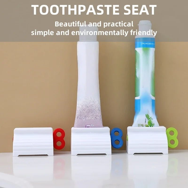 Toothpaste Squeezer Manual Rolling Toothpaste Squeezer Tube Hand Cream Facial Cleanser Dispenser Holder Squeezer Household