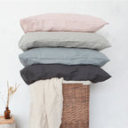 French Stone Wash Linen Throw Pillow Case Euro Sham for Bed,Custom Size Envelope Cushion Cover Decoration Pillowcase