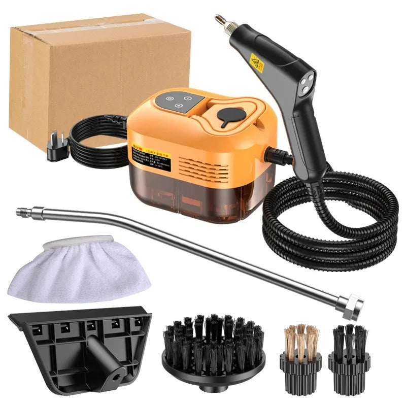 2500W Household high pressure steam cleaner Portable Handheld cleaner Air conditioner Kitchen Car Hood Steam Cleaning machine