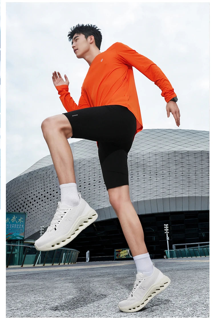 Men High Performance Running Shoes Light Cushion Marathon Ready Eco Breathable Mesh Non Slip Daily Outdoor Walking Sneakers