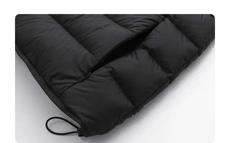 CHIC VEN New Women Down Coats Sleeveless Lightweight 90 White Duck Down Stand Up Collar Female Down Vest Autumn Winter 2026