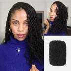 Brazilian QVR Afro Kinky Bulk Human Hair For Braiding Dreadlock Hair 50g/pc Virgin Natural Brown Remy Human Hair Debut Extension