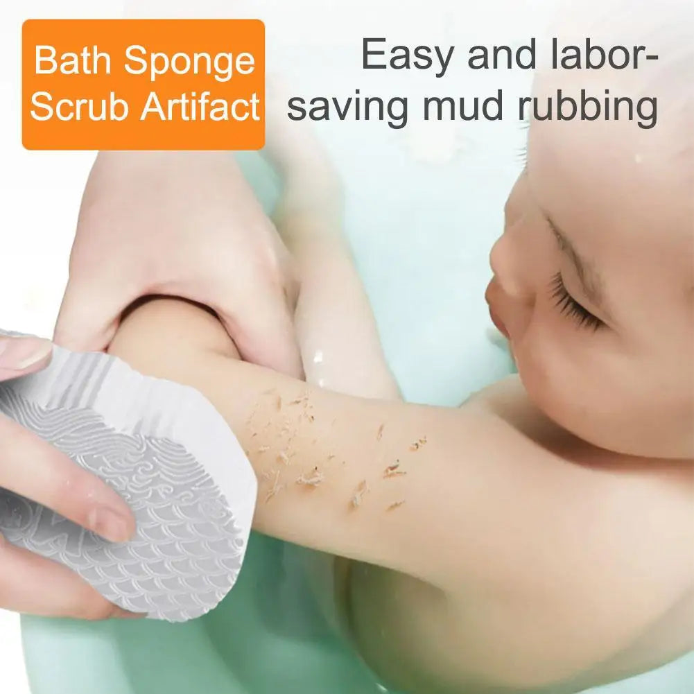 1/4Pcs 3D New Soft Sponge Body Scrubber Bath Exfoliating Scrub Sponge Super Soft Bath Body Bath Sponge Dead Skin Remover