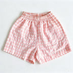 Children Plaid Shorts Casual Loose Shorts Outer Wear New Fashion Shorts Toddler Simple All-match Shorts Kids Boys Lovely Shorts