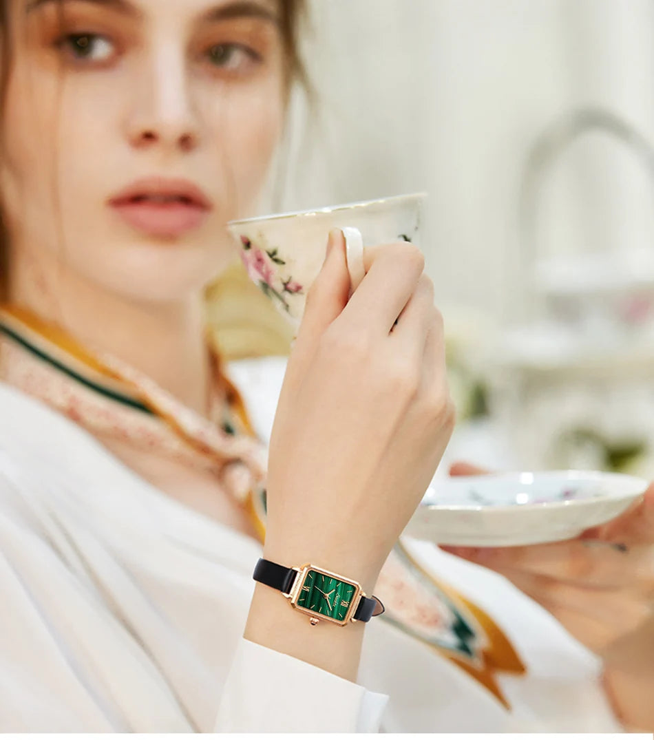 New LIGE Brand SUNKTA Women Watch Quadrate Quartz Waterproof ClockPersonality Fashion Female Quartz Wristwatch Relogio Feminino