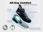 Fittington Extra Wide Walking Shoes For Men Breathable Large Size Non-slip Sport Sneakers For Flat Feet Heel Pain Relief