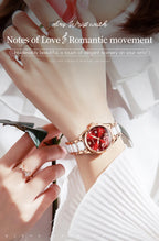OLEVS Brand Ceramic Room Steel Strip Quartz Women's Watch 3605
