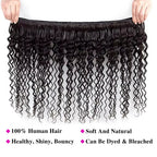 Burmese Curly Bundles with Frontal 100% Human Hair Weave Deep Wave Bundles and Closure Curly Bundles and Frontal For Extension