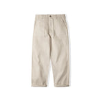 Maden Vintage 11.2oz White Cottonseed Hull Jeans Casual Loose Fit Straight Trousers for Men's Spring and Fall Chino Cargo Pants