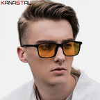 Men Night Vision Sunglasses UV400 Polarized Sun Glasses Women TR90 Eyeglasses Frame Driving Cycling Anti Glare Shade Eyewear