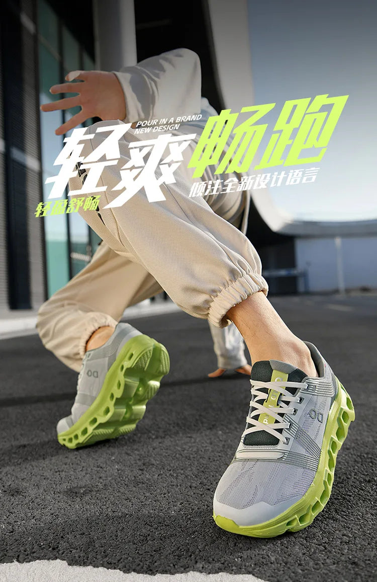 Marathon Sports Running Shoes Men Breathable Lightweight Sneakers Comfortable Athletic Nonskid Leisure Outdoor Sneakers for Men