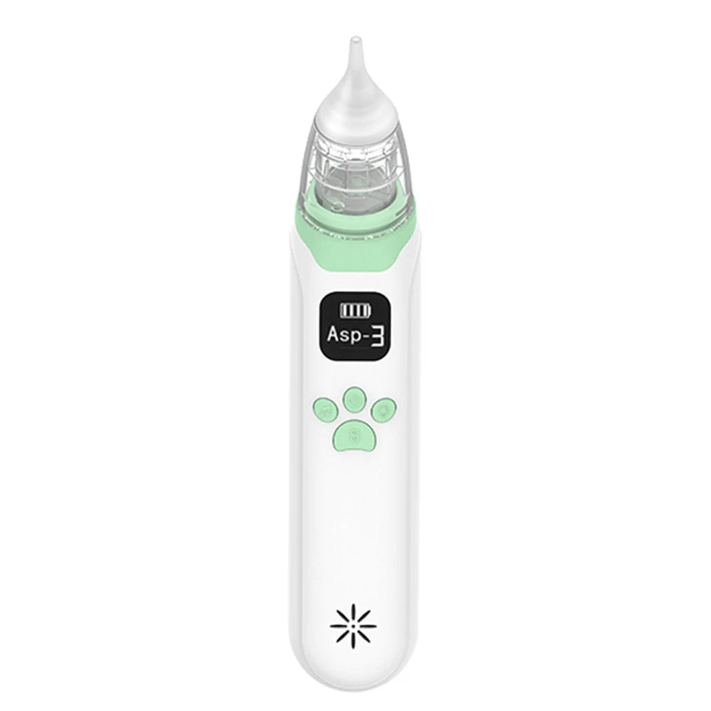 Electric Nasal Aspirator Snot Sucker for Babies And Kids Nasal Care Cleaner USB Rechargeable Nasopharyngeal Secretion Extractor