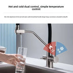 360 Rotate 3-in-1 Kitchen Sink Faucet Water Filter Tap Purification Mixer for Hot Cold and Purified Drinking Water