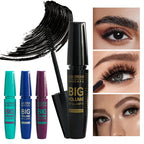 JUJU DREAM 4D Black Waterproof Fiber Mascara，Volumizing, Lengthening, Curling, Waterproof Eye Makeup Cosmetic