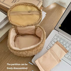 Large CapacityP Lushes Makeup Case Anime Relaxed Bear Cosmetic Cases Women Jewelry Storage Pouch Girl Organizer Handbags Gift