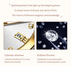OLEVS 9946 Women Watch Auto Date Stainless steel Waterproof Luminous Automatic Mechanical Watch
