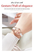 OLEVS Brand Ceramic Room Steel Strip Quartz Women's Watch 3605