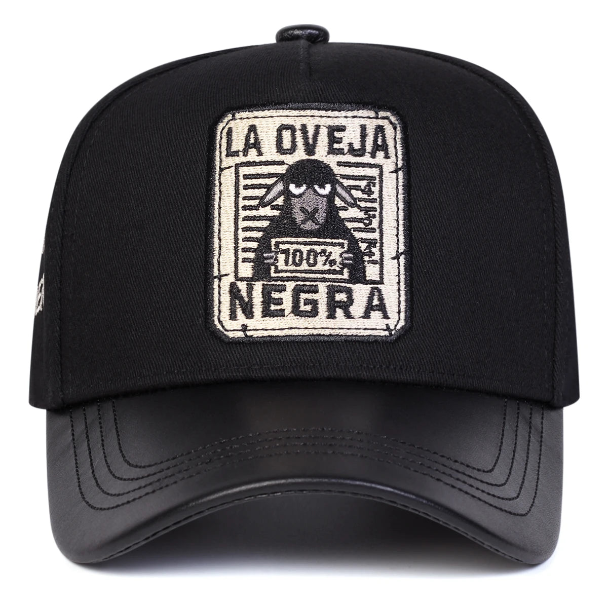 Unisex LA OVEJA NEGRA Letter Embroidery Baseball Caps Spring and Autumn Outdoor Adjustable Casual Hats Sunscreen Hat Sports Cap