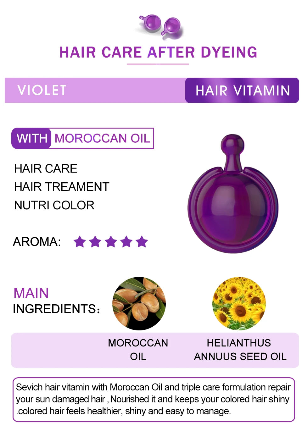 Mix Hair Vitamin Capsule Fast Repairing Maltreated Frizzy Hair Silky Moisturizing Hair Oil  Nourishing Keratin Complex Serum Oil